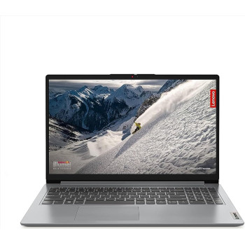 Lenovo Ideapad 1 15 IGL7 Laptop, Intel Celeron N4020 Processor, 4GB DDR4 RAM, 256GB NVME M.2 SSD, Intel UHD Graphics 600, 15.6 Inch HD Display, Windows 11 Home, Cloud Grey