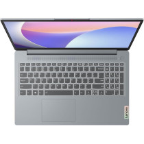 Lenovo Ideapad Slim 3 15IRH 8 Laptop With 15.6 Inch FHD Display, Intel I5-13420H, 8GB RAM, 512GB SSD, Intel UHD Graphics, Backlit Eng-Arabic Kb, Windows 11, Arctic Grey - 83EM0031AX