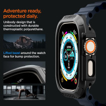 Spigen Lock Fit Designed For Apple Watch Ultra 2/Apple Watch Ultra Case With Secure Locking System Apple Watch Ultra 49Mm Case, Black