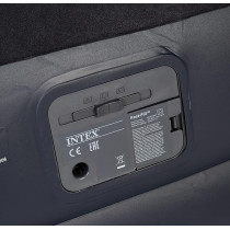 Intex Airbed Inflatable Double Mattress With Bulit In Electric Pump, 152 X 203 X 42 Cm, 64124, Black
