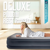 Intex Multicolor Luftbett Dura Beam Twin Bed, 64132