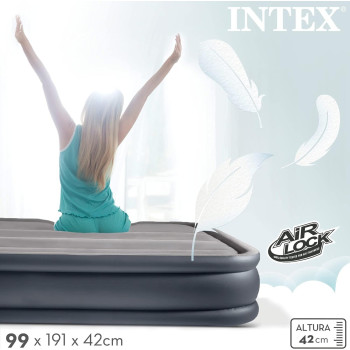 Intex Multicolor Luftbett Dura Beam Twin Bed, 64132