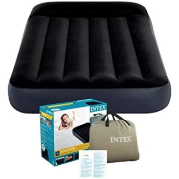 Intex, Black, Inflatable Mattress Twin Classic, 99 X 191 X 25 Cm