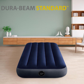 Intex, 64756, Dura-Beam Standard Classic Downy Air Bed, 76 X 191 X 25 Cm
