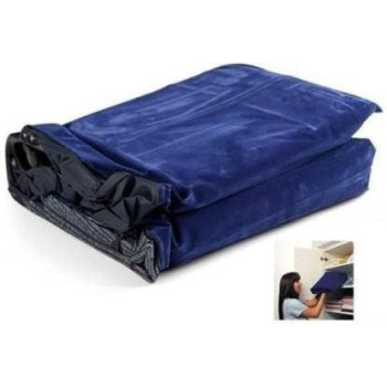 Intex Air Lock Single Inflatable Bed, Blue, With Air Pump