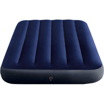 Intex Dura-Beam Series Classic Downy Airbed, Blue, Twin, 64757