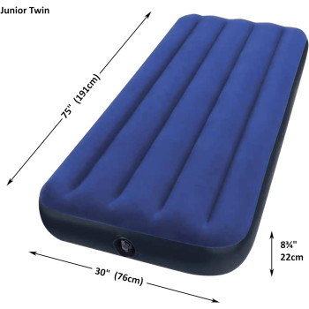 Intex Dura-Beam Standard Fiber-Tech Technology Airbed, Blue, 64757