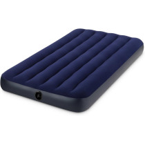 Intex Plastic Classic Downy Airbed, Twin, Royal Blue