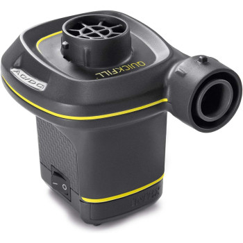 Intex 230 Volt Quick-Fill Ac/Dc Electric Pump, Black
