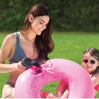 Intex, 66634, Portable Electric Air Pump For Mattress And Inflatables, Black, ‎3.6 KG