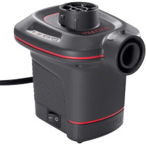 Intex, 66636, 12 Volt Quick Fill Dc Electric Pump Just Plug Into Car 12V Socket, Black/Red