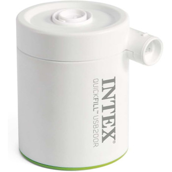 Intex Quickfill, USB200R, Air Pump, 8 Cm X 7 Cm X 8 Cm, Multi-Color