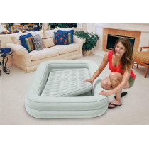 Intex, 66810NP, Floque And Airbed Air Bed Inflator Travel, Cream