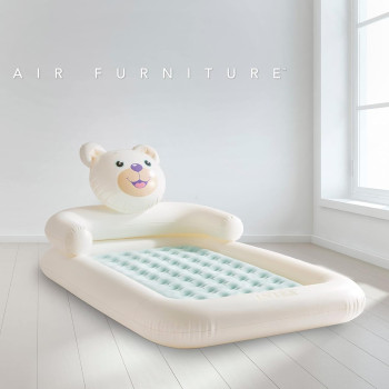 Intex Plastic Bear Kids Travel Bed With Hand Pump, ‎3.96 KG
