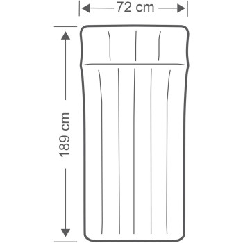 Intex Inflatable Camping Mat, Multicoloured, ‎136 Kg