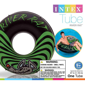 Intex River Rat Inflatable Floating Tube Raft 47, 907 G
