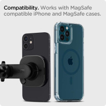 Spigen Onetap (Magfit) Designed For Magsafe Air Vent Car Mount With Detachable Swing Arm For Optimal Airflow Compatible With iPhone 15 Pro Max, 15 Pro, 15 Plus, 15, 14, 13 And 12 Series