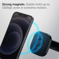 Spigen Onetap (Magfit) Designed For Magsafe Air Vent Car Mount With Detachable Swing Arm For Optimal Airflow Compatible With iPhone 15 Pro Max, 15 Pro, 15 Plus, 15, 14, 13 And 12 Series