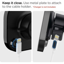 Spigen Onetap (Magfit) Designed For Magsafe Air Vent Car Mount With Detachable Swing Arm For Optimal Airflow Compatible With iPhone 15 Pro Max, 15 Pro, 15 Plus, 15, 14, 13 And 12 Series