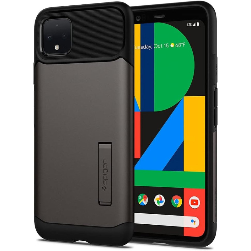Spigen Slim Armor Designed For Google Pixel 4 Xl Case (2019), Gunmetal