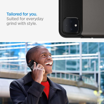 Spigen Slim Armor Designed For Google Pixel 4 Xl Case (2019), Gunmetal