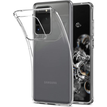 Spigen Liquid Crystal Designed For Samsung Galaxy S20 Ultra Case/Galaxy S20 Ultra 5G Case (2020), Crystal Clear