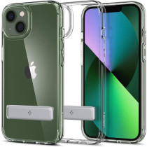 Spigen Ultra Hybrid S (Anti-Yellowing Technology) Designed For iPhone 13 Case (2021), Crystal Clear