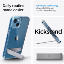 Spigen Ultra Hybrid S (Anti-Yellowing Technology) Designed For iPhone 13 Case (2021), Crystal Clear