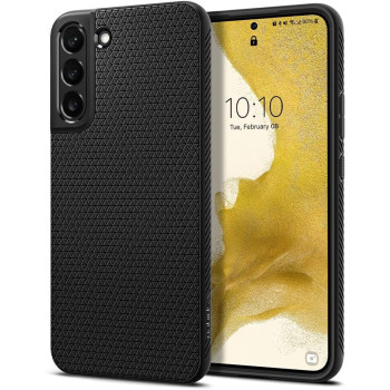 Spigen Liquid Air Armor Designed For Galaxy S22 Case (2022), Matte Black