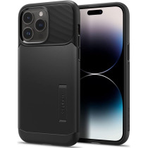 Spigen Slim Armor Designed For iPhone 14 Pro Max Case (2022), Black