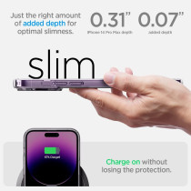 Spigen Liquid Crystal (Anti-Yellowing Technology) Designed For iPhone 14 Pro Max Case (2022), Crystal Clear