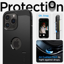 Spigen Tough Armor (Magfit) Compatible With Magsafe Designed For iPhone 14 Pro Max Case (2022), Black