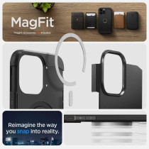 Spigen Tough Armor (Magfit) Compatible With Magsafe Designed For iPhone 14 Pro Max Case (2022), Black