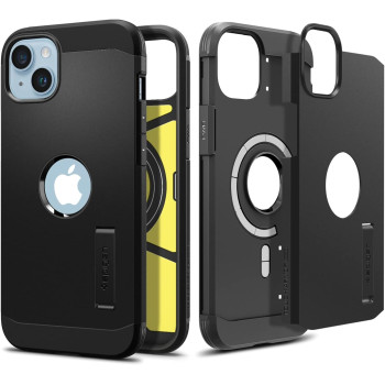 Spigen Tough Armor (Magfit) Compatible With Magsafe Designed For iPhone 14 Case (2022), Black