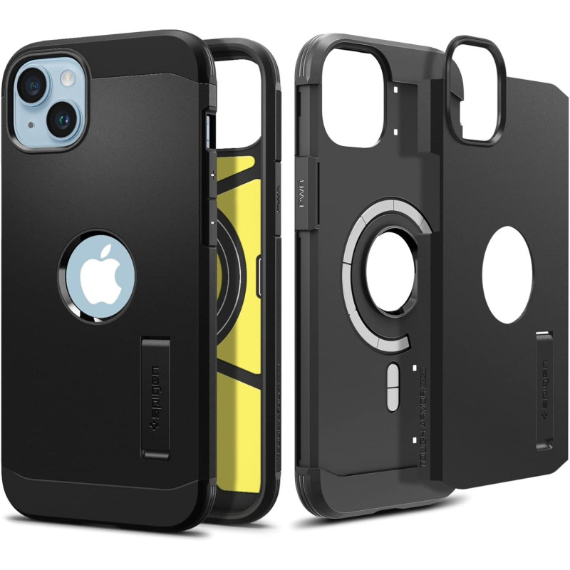 Spigen Tough Armor (Magfit) Compatible With Magsafe Designed For iPhone 14 Case (2022), Black
