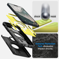 Spigen Tough Armor (Magfit) Compatible With Magsafe Designed For iPhone 14 Case (2022), Black