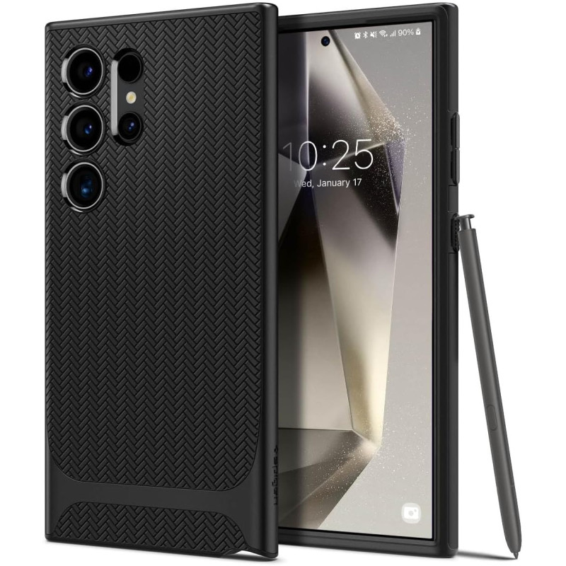 Spigen Neo Hybrid Designed For Galaxy S24 Ultra Case (2024), Black