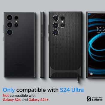 Spigen Neo Hybrid Designed For Galaxy S24 Ultra Case (2024), Black