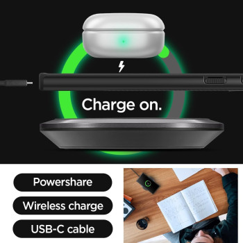 Spigen Neo Hybrid Designed For Galaxy S24 Ultra Case (2024), Black