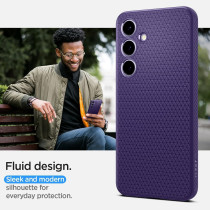 Spigen Liquid Air Designed For Galaxy S24 Case (2024), Military-Grade Protection, Deep Purple