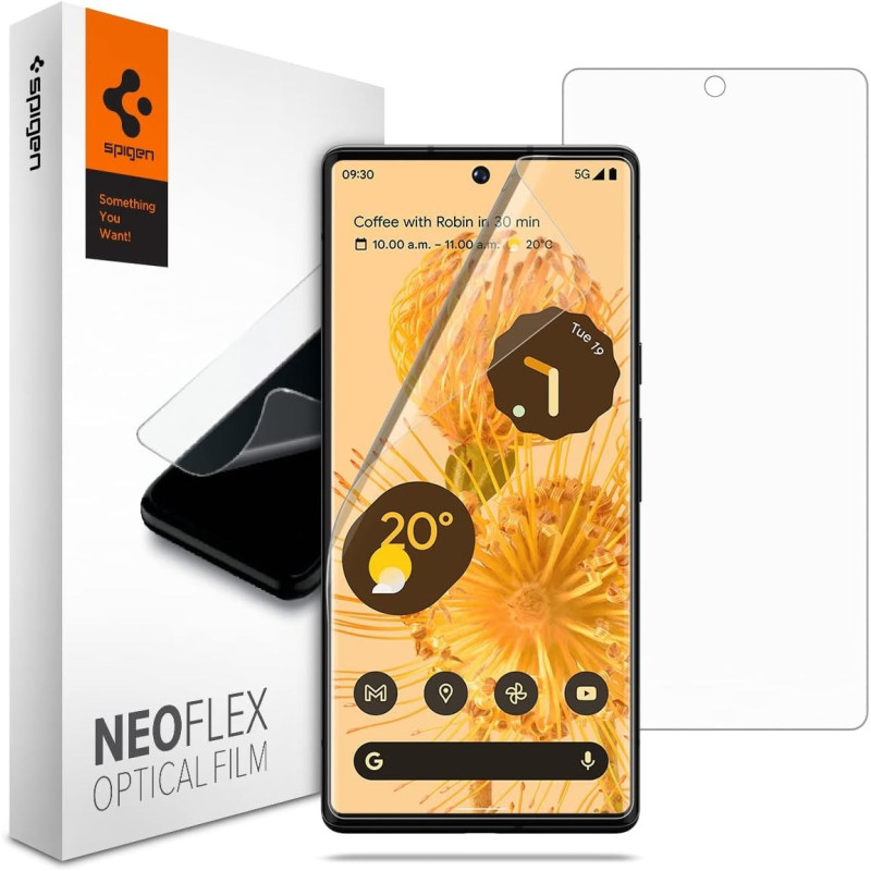 Spigen Screen Protector, Neoflex, Designed For Pixel 6 Pro (2021) - 2 Pack