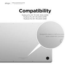 Elago Ultra Slim Hard Case Compatible With Macbook Pro 16-Inch M3 Pro (A2991), Version 2023, Macbook Pro 16-Inch M1 Pro, M2 Pro, M2 Max (A2485) Version 2023/2021/2020, Full Protection, Dark Grey