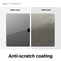 Elago Ultra Slim Hard Case Compatible With Macbook Pro 16-Inch M3 Pro (A2991), Version 2023, Macbook Pro 16-Inch M1 Pro, M2 Pro, M2 Max (A2485) Version 2023/2021/2020, Full Protection, Dark Grey