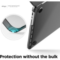 Elago Ultra Slim Hard Case Compatible With Macbook Pro 16-Inch M3 Pro (A2991), Version 2023, Macbook Pro 16-Inch M1 Pro, M2 Pro, M2 Max (A2485) Version 2023/2021/2020, Full Protection, Dark Grey