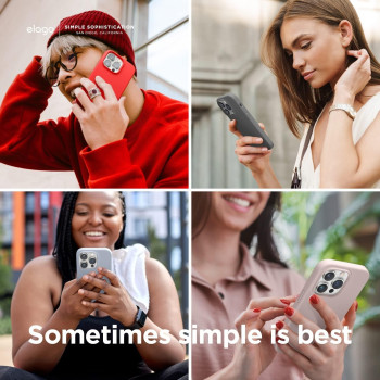 Elago Compatible With iPhone 14 Pro Case, Liquid Silicone Case, Full Body Protective Cover, Shockproof, Slim Phone Case, Anti-Scratch Soft Microfiber Lining, 6.1 Inch (Lovely Pink)