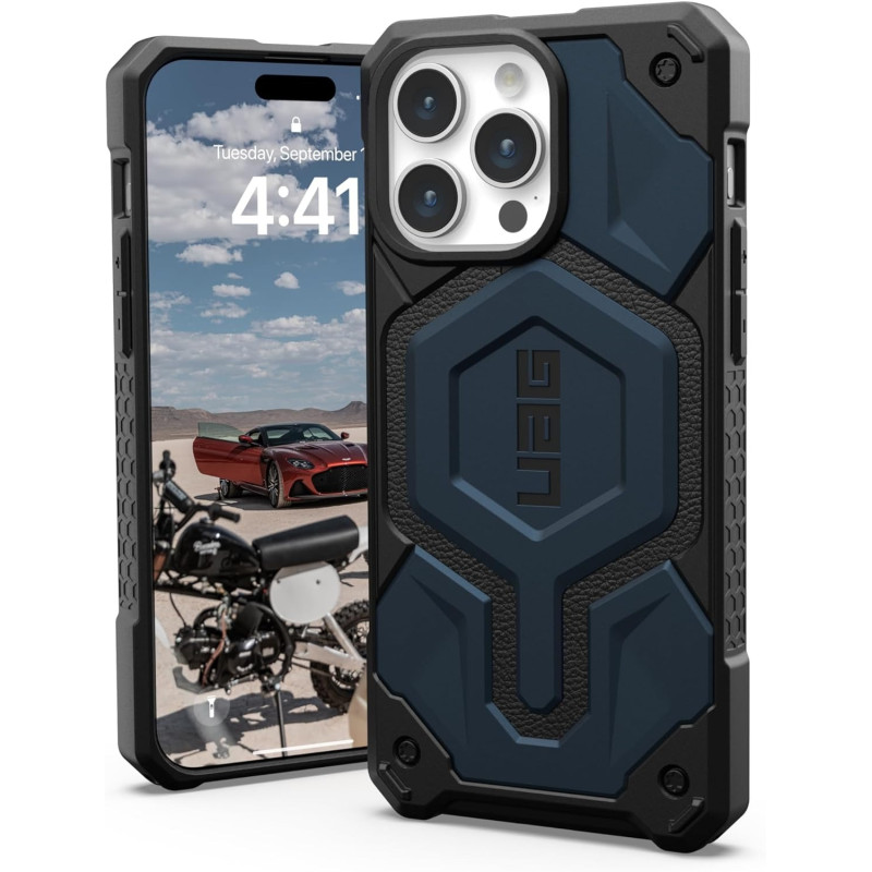 Urban Armor Gear Uag Case Compatible With iPhone 15 Pro Max Case 6.7Inch Monarch Pro Mallard Built-In Magnet Compatible With Magsafe Charging Premium Rugged Military Grade Dropproof Protective Cover