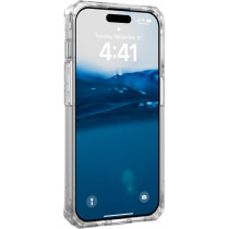 Urban Armor Gear Uag Case Compatible With iPhone 15 Pro Case 6.1 Inch Plyo Ice Rugged Anti-Yellowing Transparent Clear Military Grade Dropproof Protective Cover
