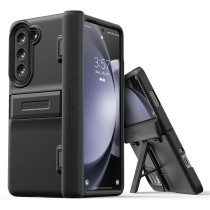 Vrs Design Phone Case For Galaxy Z Fold 5 5G Phone Case (2023), Quick Stand Modern, Modern Neat Style Hinge Protection Case With Multi Angle Kickstand