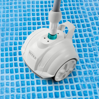 Intex ZX50 Automatic Hydraulic Powered Pool Cleaner, Gray/White