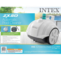 Intex ZX50 Automatic Hydraulic Powered Pool Cleaner, Gray/White